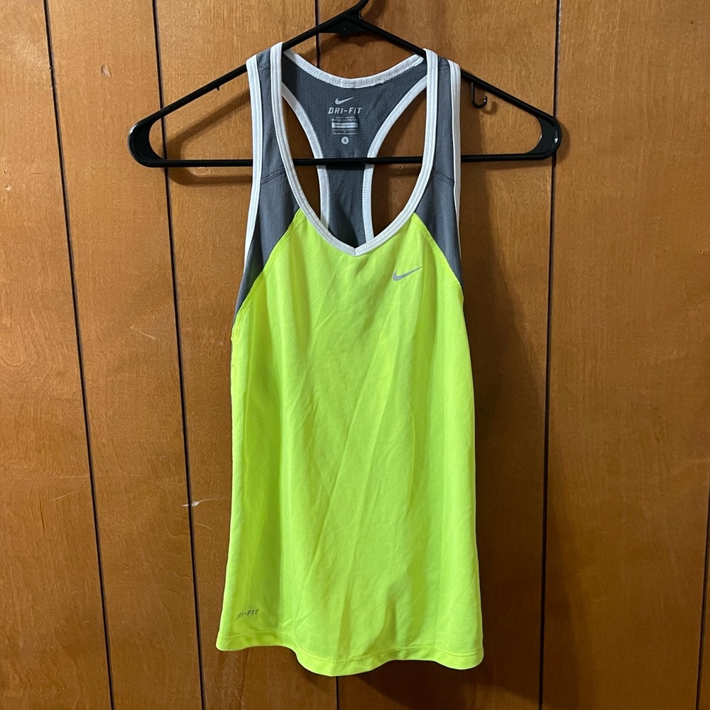Nike Dri- Fit Workout Tank Top Sleeveless Shirt Sz Small EUC